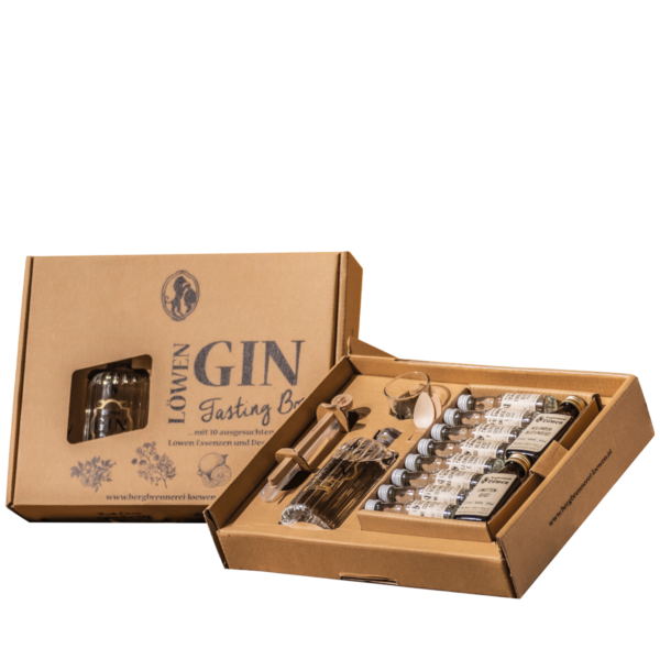 gin tastingbox bergbrennerei