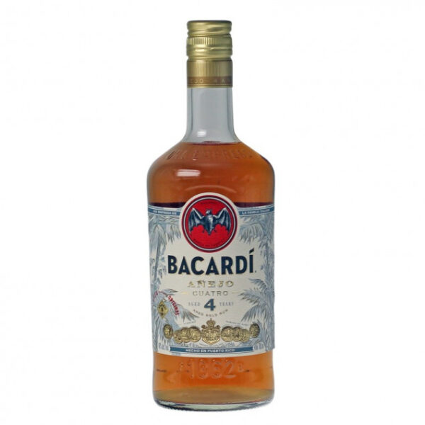 Bacardi Anejo Cuatro Rum 4 Jahre 0,7 L 40%vol