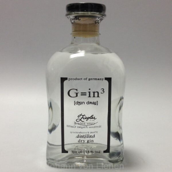 Ziegler Dry Gin Classic G=in³ 0,7 L 45%vol