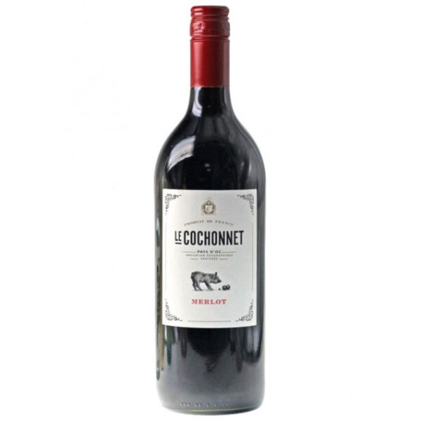 Le Cochonnet Merlot 1 Liter 13,5% vol