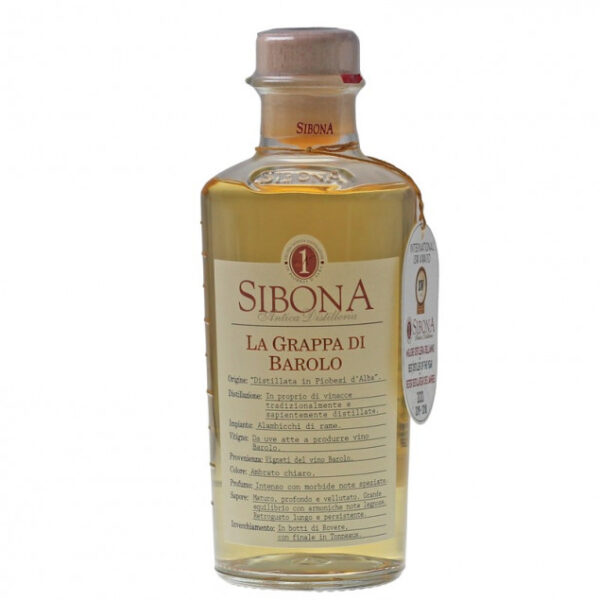 Sibona Grappa di Barolo 0,5 L 40% vol