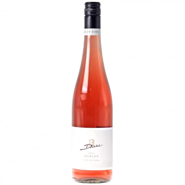 Weingut Diehl Merlot Rosé eins zu eins feinherb 0,75 L 12,5 % vol