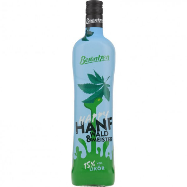 Berentzen Happy Hanf Waldmeister Likör 0,7 L 15% vol