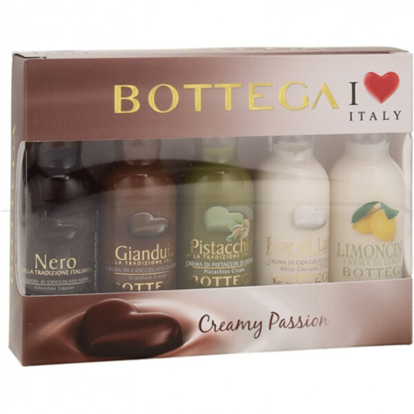 Bottega Creamy Passion Likör Set 0,15 L 18,8% vol